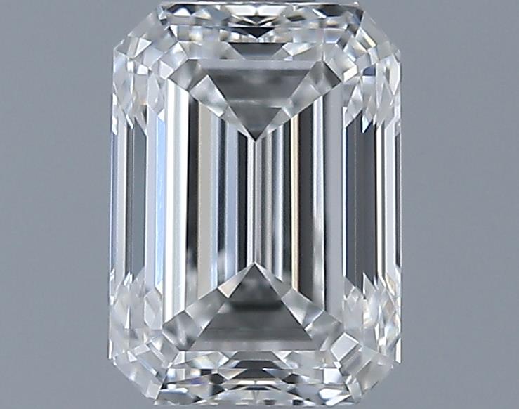 0.9ct Emerald F VVS2 Natural Diamond
