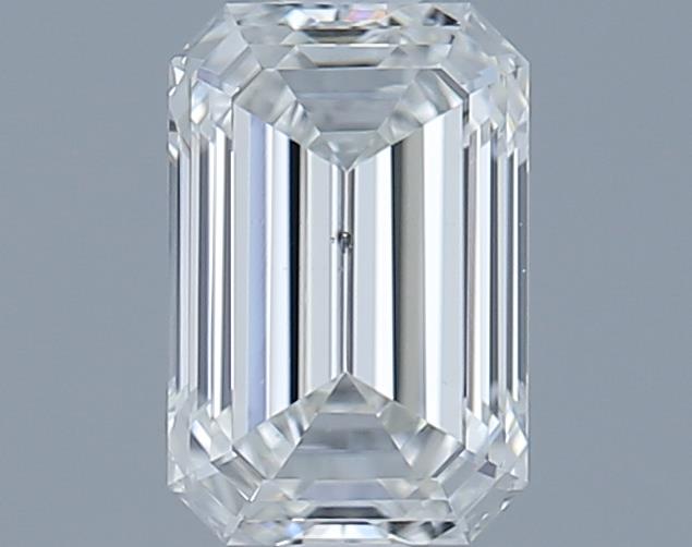 0.7ct Emerald H SI1 Natural Diamond
