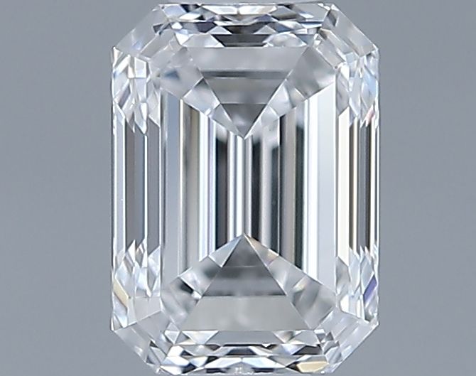 0.7ct Emerald D VVS2 Natural Diamond