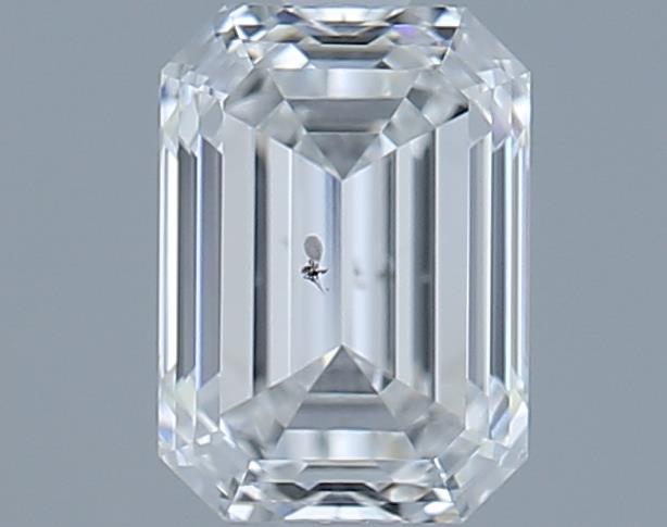 0.7ct Emerald F SI2 Natural Diamond