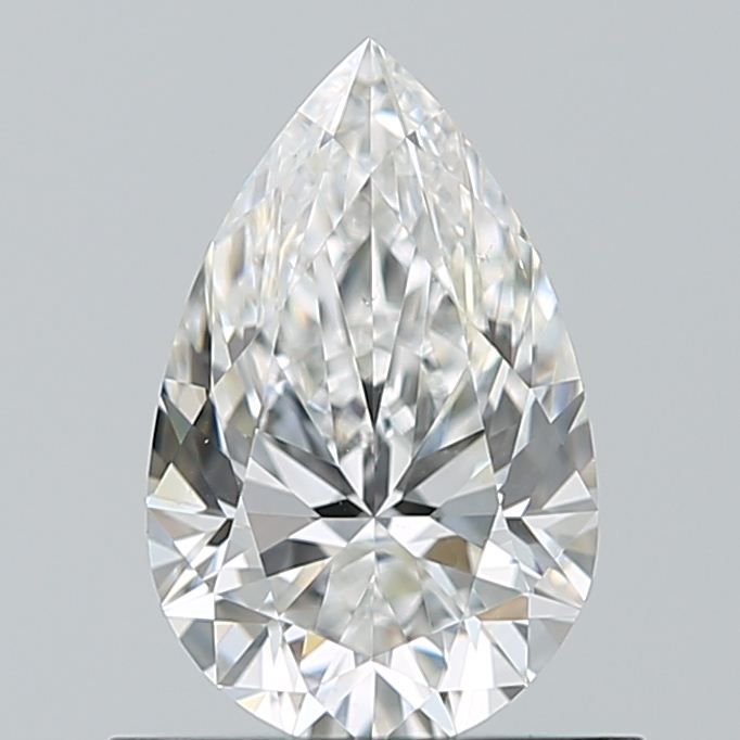 0.7ct Pear F VS2 Natural Diamond