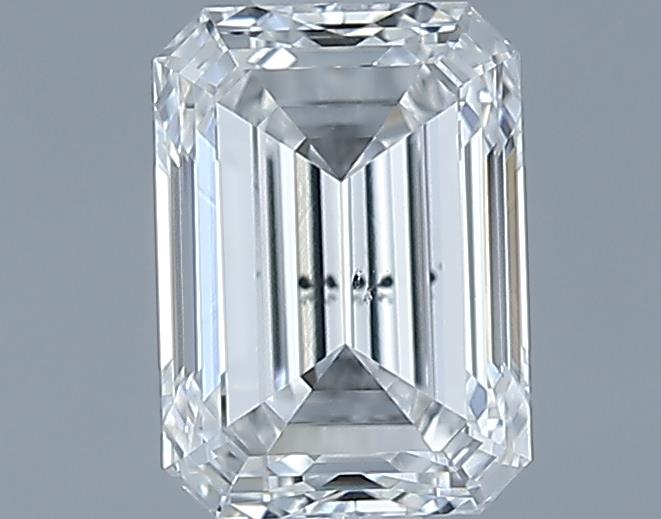 0.7ct Emerald F SI2 Natural Diamond