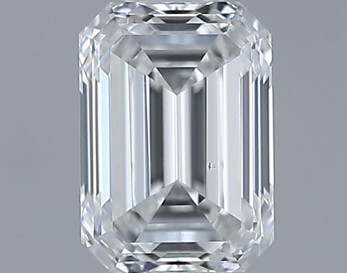 0.71ct Emerald F VS2 Natural Diamond