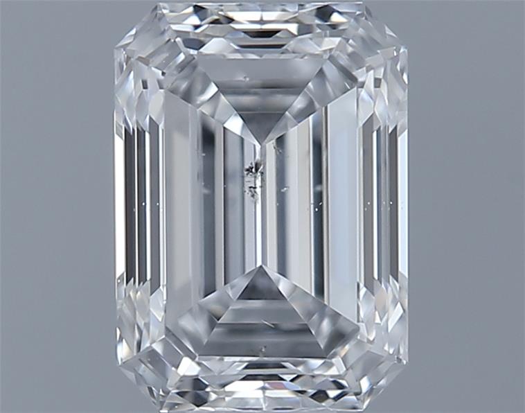 0.7ct Emerald E SI2 Natural Diamond