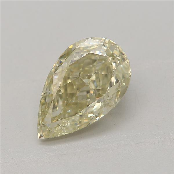 1.02ct Fancy Brownish-greenish Yellow Pear Natural Diamond