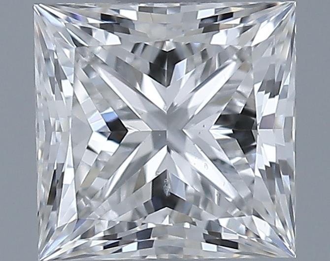0.74ct Princess F SI1 Natural Diamond