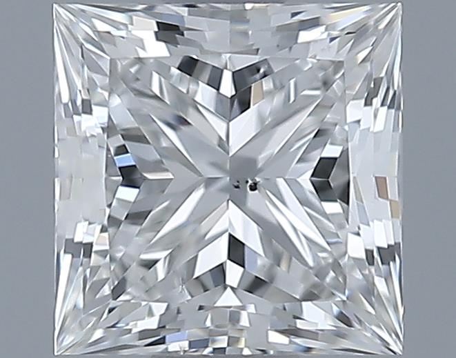 0.7ct Princess F SI1 Natural Diamond