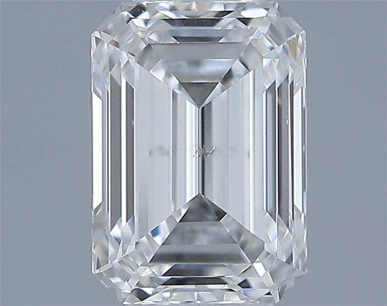 0.72ct Emerald F SI1 Natural Diamond