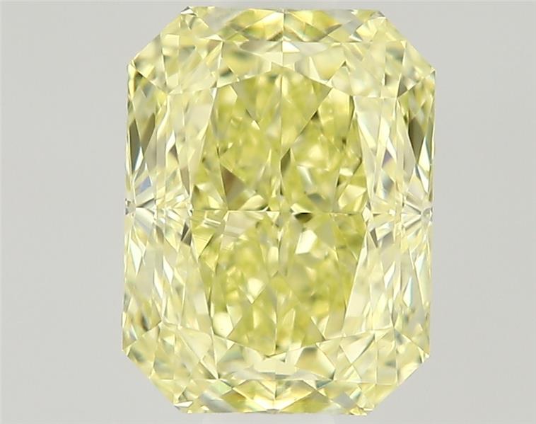 0.57ct Fancy Natural-even Yellow Radiant Natural Diamond