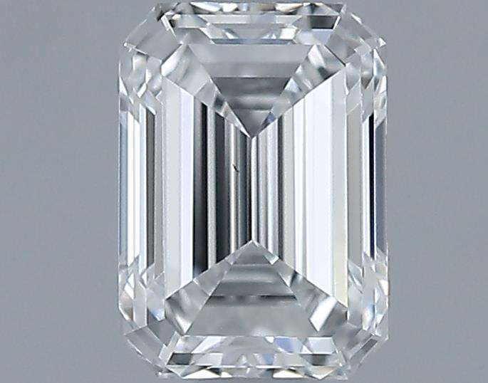 0.6ct Emerald F VS2 Natural Diamond