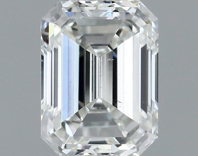 0.7ct Emerald H SI1 Natural Diamond
