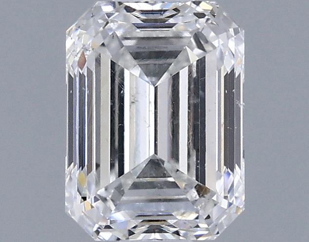 0.7ct Emerald F SI1 Natural Diamond