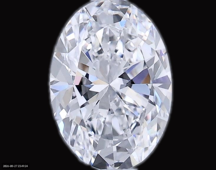 0.55ct Oval D VVS2 Natural Diamond