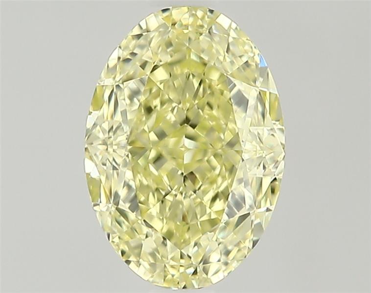 0.81ct Fancy Natural-even Yellow Oval Natural Diamond