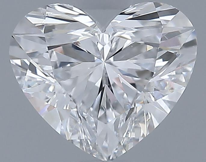 0.71ct Heart D VS2 Natural Diamond