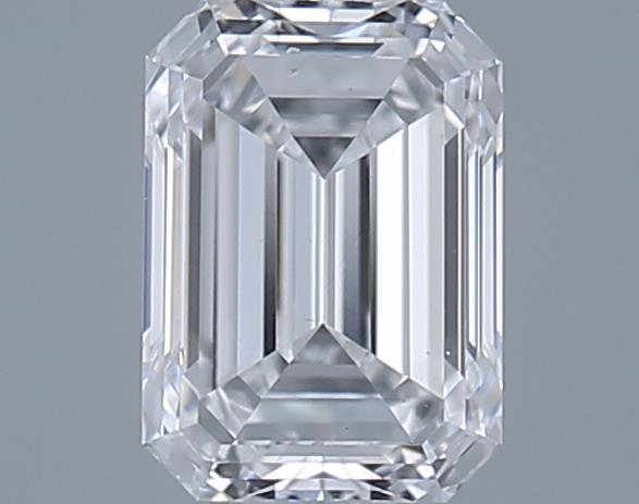 0.6ct Emerald D SI1 Natural Diamond
