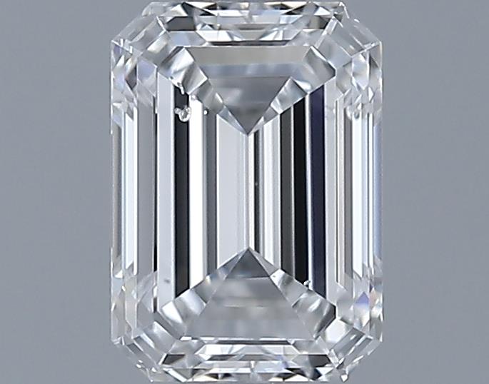 0.72ct Emerald D SI1 Natural Diamond