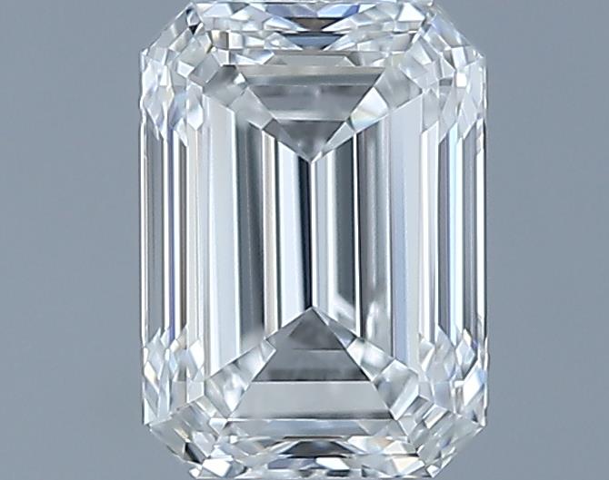 0.9ct Emerald F VVS1 Natural Diamond