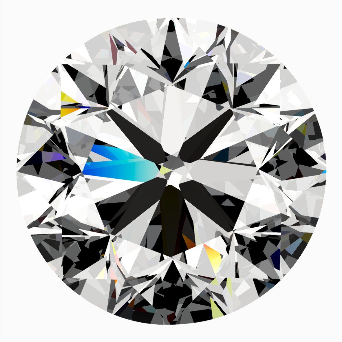 0.6ct Round G VVS1 Natural Diamond