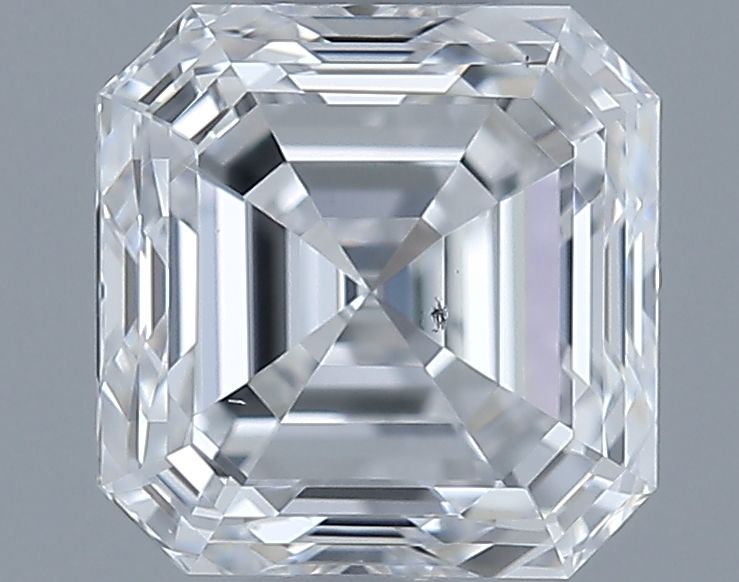0.71ct Asscher D SI1 Natural Diamond