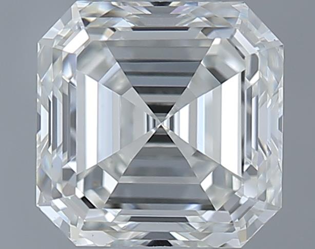 0.72ct Asscher H VS1 Natural Diamond