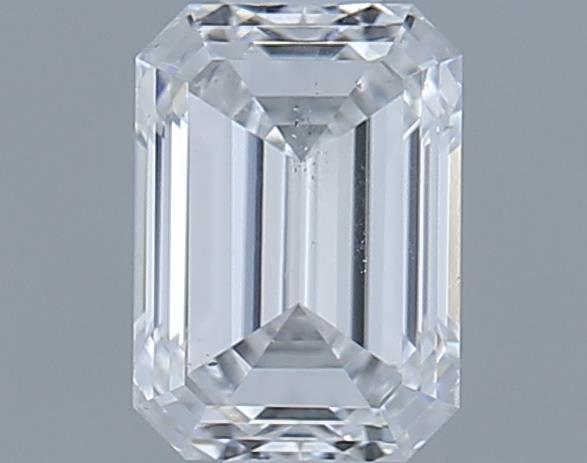 0.63ct Emerald D SI1 Natural Diamond