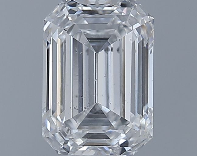 0.7ct Emerald E SI1 Natural Diamond
