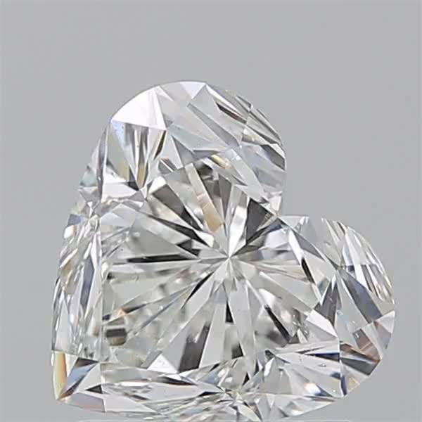 1.7ct Heart H SI1 Natural Diamond