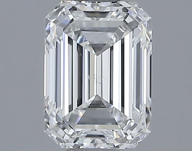 0.9ct Emerald E SI1 Natural Diamond