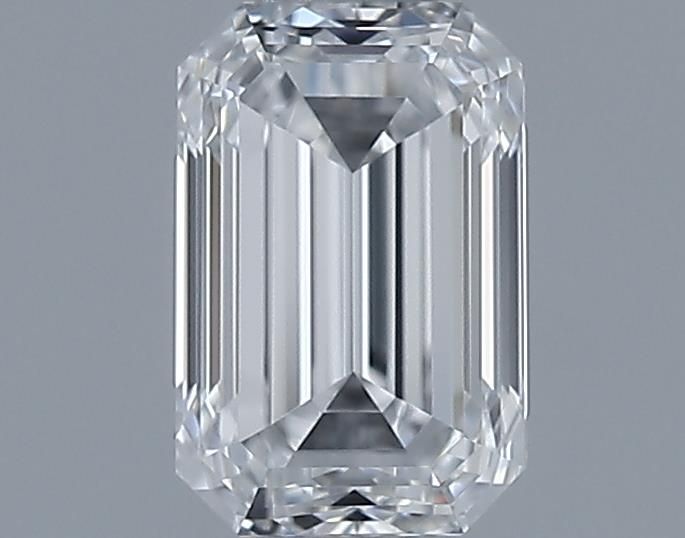 0.7ct Emerald D VVS1 Natural Diamond