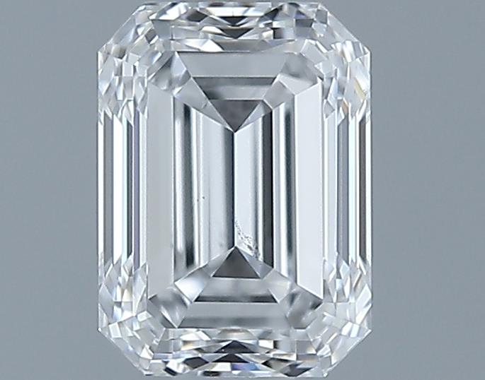 0.7ct Emerald D SI1 Natural Diamond