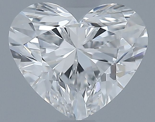 0.9ct Heart F VVS2 Natural Diamond