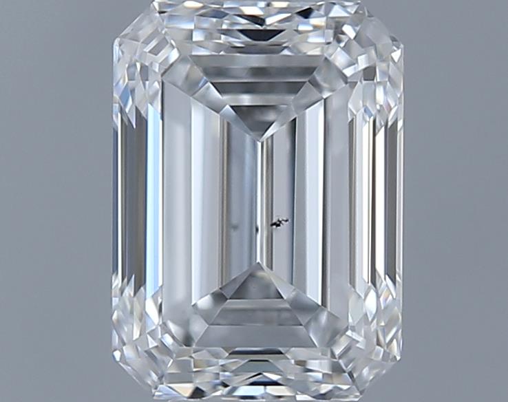 0.7ct Emerald E SI1 Natural Diamond
