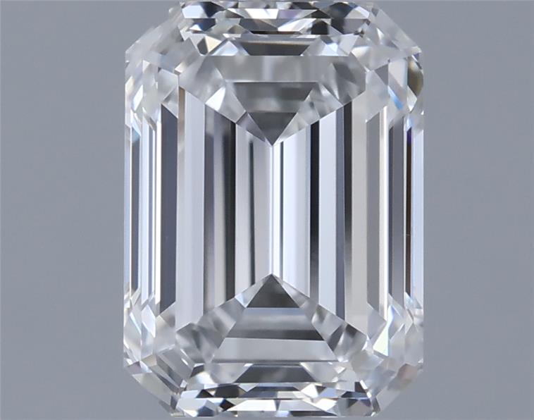 1ct Emerald D VVS2 Natural Diamond