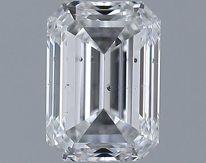 0.72ct Emerald F SI2 Natural Diamond