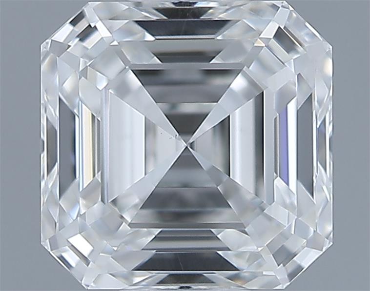 1ct Asscher F VS1 Natural Diamond