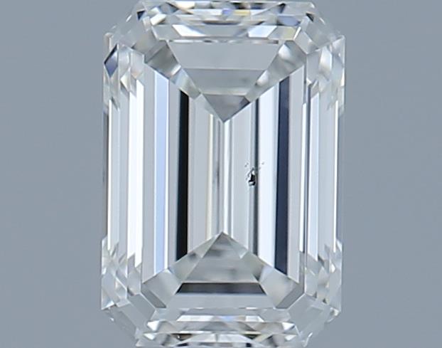 0.7ct Emerald H SI1 Natural Diamond
