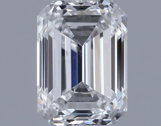 0.7ct Emerald E SI1 Natural Diamond