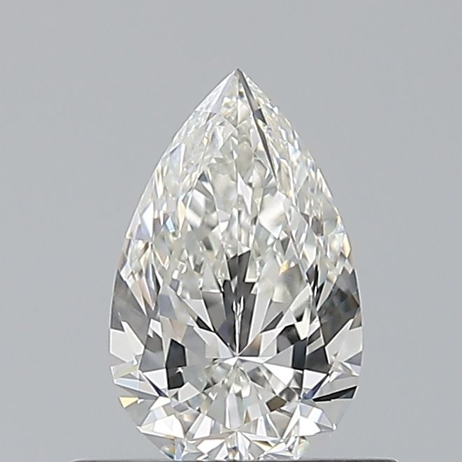 0.53ct Pear H VVS2 Natural Diamond