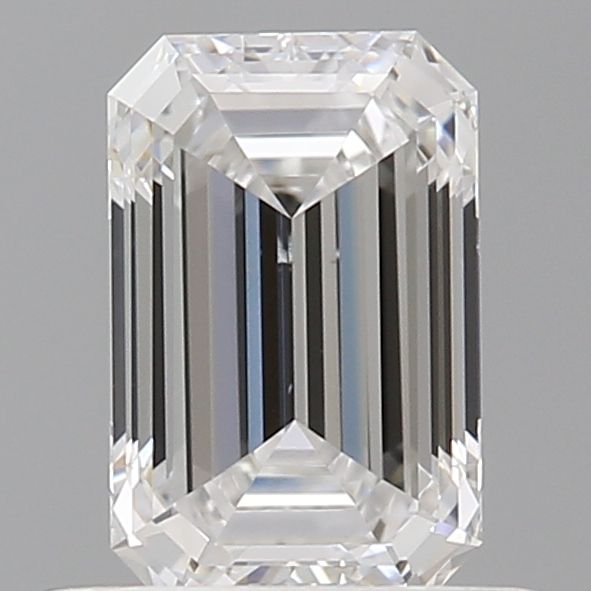 0.7ct Emerald E VS2 Natural Diamond