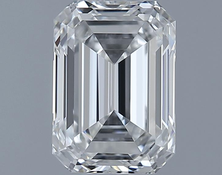 1.01ct Emerald F IF Natural Diamond