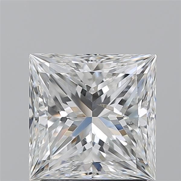 2.01ct Princess F SI2 Natural Diamond