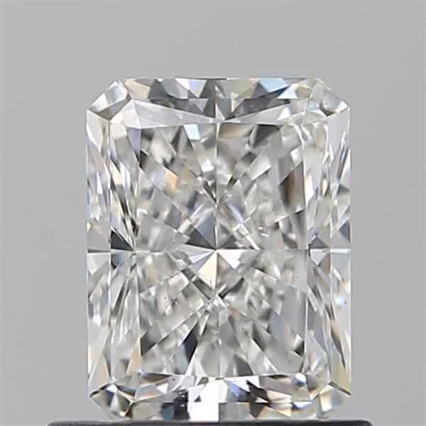 0.91ct Radiant F VS2 Natural Diamond