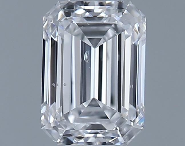 0.6ct Emerald D SI1 Natural Diamond