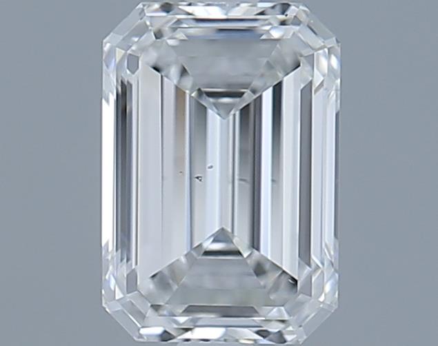 0.9ct Emerald F VS2 Natural Diamond