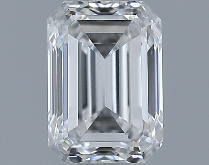 0.7ct Emerald F VS2 Natural Diamond