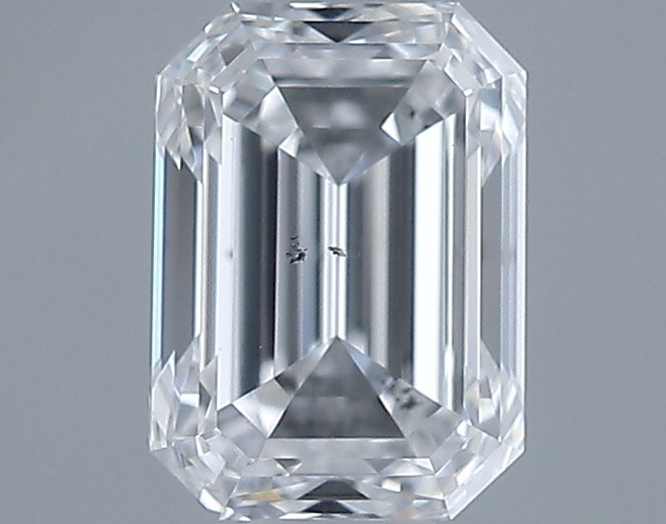0.7ct Emerald E SI1 Natural Diamond