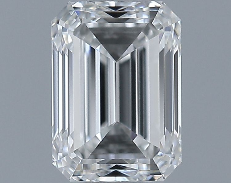 0.8ct Emerald F IF Natural Diamond