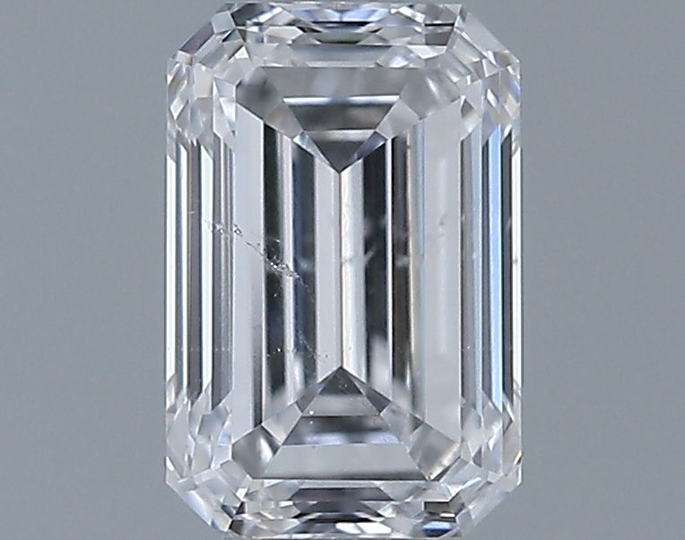 0.7ct Emerald D SI2 Natural Diamond