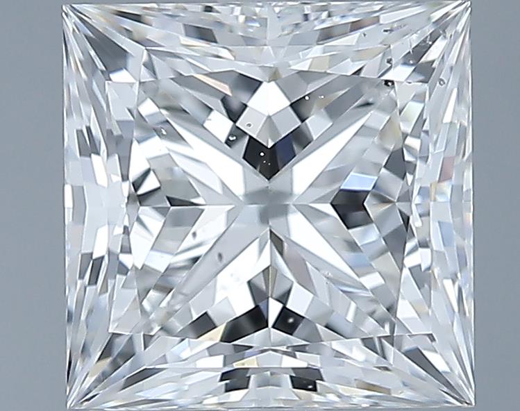 3.05ct Princess F SI1 Natural Diamond
